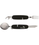 Set di posate EasyCamp Folding Cutlery Black